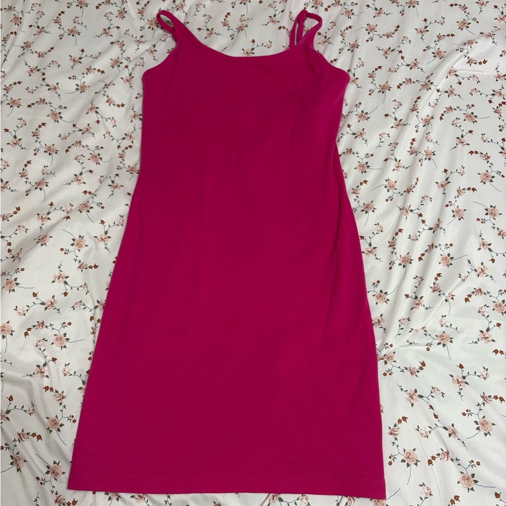 hot pink mini dress